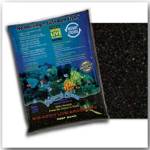 Nature's Ocean® Bio-Activ Live® Black Beach Sand 9,07 kg Körnung 0,5 – 1,7 mm